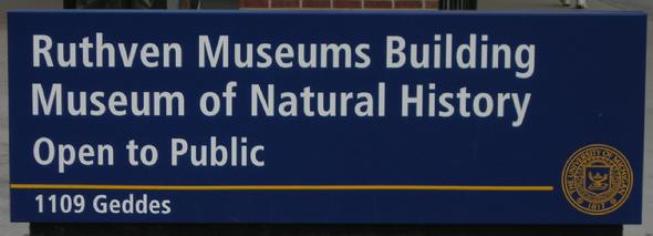 Ruthven Natural History Museuems, University of Michigan campus