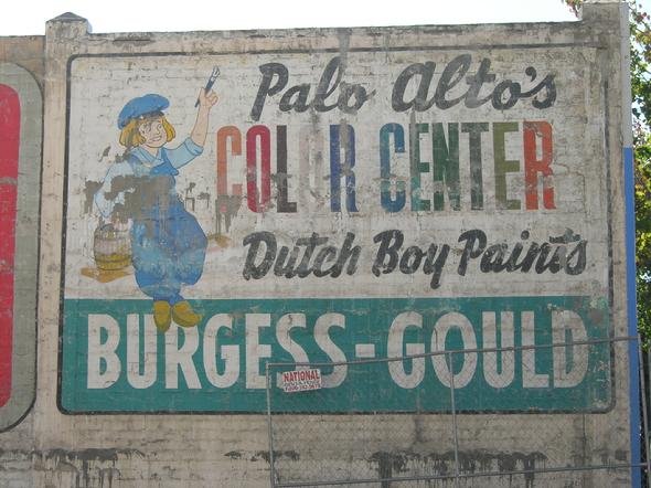 1950s advertising murals unearthed palo alto, ca, Facebook Building, Facebook